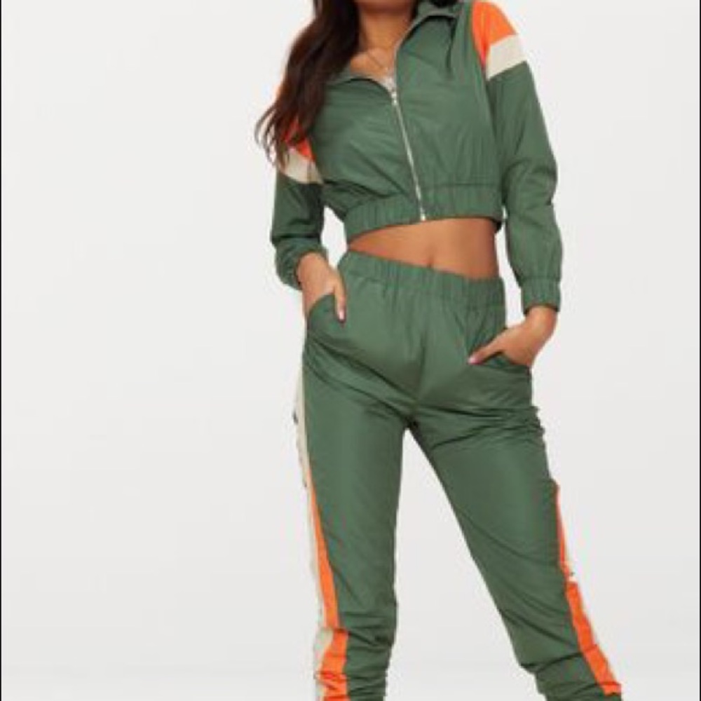 side stripe track suit